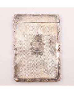 1874 Victorian silver Card Case George Unite 