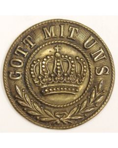 Imperial Germany Prussian Military Button GOTT MIT UNS 