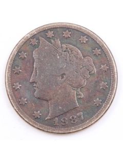 1887 Liberty Head Nickel VG