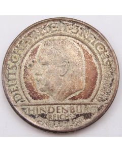 Germany Weimar Republic 3 Reichsmarks 1929-F Choice AU/UNC