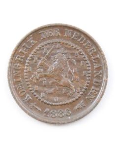 1886 Netherlands 1/2 cent Choice Uncirculated BN