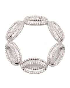 4.95ct tcw 495 x Diamonds white gold slide pendant 