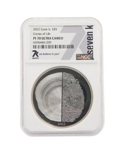   2022 Cook Islands 1 oz .999 Silver Proof Circle of Life $5 Coin – NGC PF70 Ultra Cameo