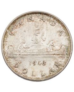 1946 Canada silver dollar AU+