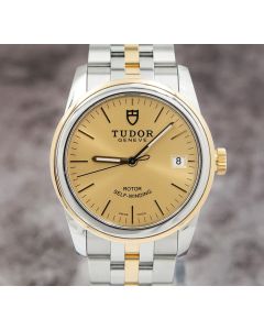 Tudor Glamour Date Ref. 55003 Champagne Dial Gold and Stainless 36mm Mens Watch