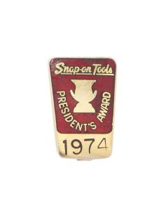 Rare 10K Gold Snap-on Tools President’s Award Pin – 1974 – Solid Gold – Stamped 10K