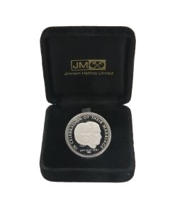 1981 JM Johnson Matthey Princess Diana and Charles Marriage Commemorative Medallion 