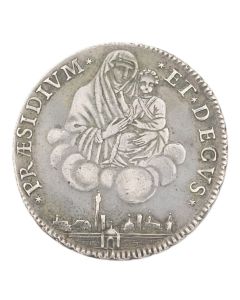 1796 Italian States Bologna 1 Scudo 10 Paoli 28.92 grams Choice EF+