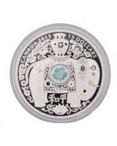 2013 $15 Fine Silver Coin – Maple of Peace