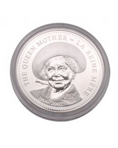 2002 The Queen Mother Proof Silver Dollar