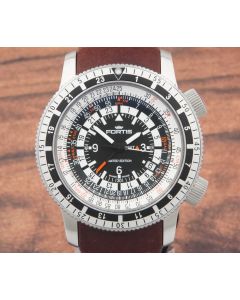 Fortis B-47 Calculator GMT 669.10.148 Pilot Time Zone Limited Edition Mens Watch