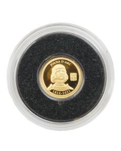 2012 Andorra 1 Diner Joan of Arc – 0.5 g Gold Proof (.9999 Fine) The Joan of Arc Gold Coin