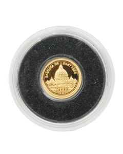 2009 Andorra 1 Diner St. Peter’s Basilica – 0.5 g Gold Proof .9999 Fine