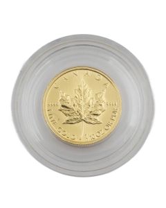 1998 Canada 1/10 oz Gold Maple Leaf $5 Coin .9999 Fine Gold 
