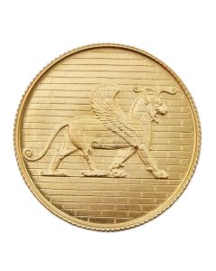 1971 IRAN 500 Rials Gold coin Gem Uncirculated original mint package