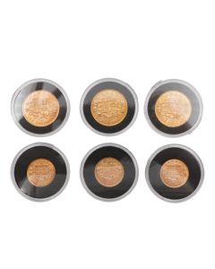 1912 1913 1914 Canada $5 & $10 gold coins Royal Canadian Mint 6-coin set Choice UNC
