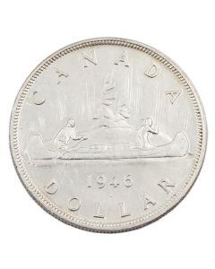 1946 Canada silver dollar EF+