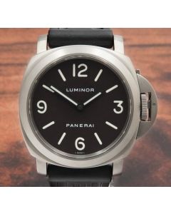 Panerai Luminor Base PAM 00055 Titanium, Manual Wind, Tobacco Dial Mens Watch