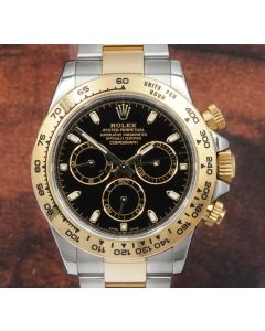 Rolex Cosmograph Daytona 116503 Black Dial Gold & Stainless Automatic Mens Watch