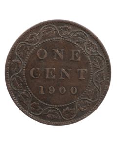 1900H Canada Large Cent EF - Heaton Mint Victoria One Cent
