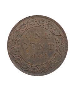 1900H Canada Large Cent AU/UNC Victoria One Cent Coin