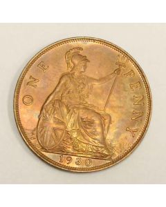 Great Britain 1930 Penny Choice  MS63+RB