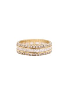 18 kt Yellow Gold Eternity ring with 2.72 tcw Diamonds - $7,800 appraisal