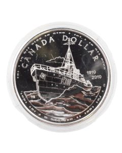 2010 Brilliant Uncirculated Dollar 100th Anniversary Of The Canadian Navy RCM