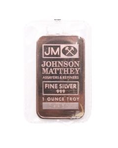 1 oz Johnson Matthey 1 oz silver Bar TD bank .999 Pure Silver Bar Sealed