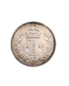 1902 Great Britain silver Penny EF