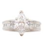1.81ct IF E colour Marquis Diamond ring Size-9.5 GIA & appraisal $48,000. 