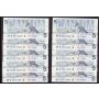10x 1986 Canada $5 consecutive notes Knight Theissen ANP1125560-69 CH UNC