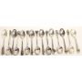15x Yukon Figural sterling silver spoons 