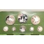 1983 Trinidad Tobago 8-coin all sterling silver Proof set 
