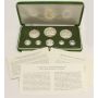 1983 Trinidad Tobago 8-coin all sterling silver Proof set 