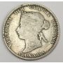 1870 Canada 25 cents G4