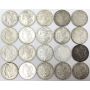 20x Morgan silver dollars 1880 to 1903 
