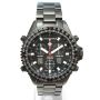   Chase Durer Mens Fighter Command Black Alarm Chronograph Watch 