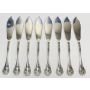 800 Silver Flatware Modern European Fish Cutlery Set