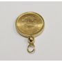 1/10 Oz 1984 22k Gold Krugerrand in 14k Bezel Pendant