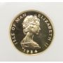 1984 Isle of Man 1/4 oz Angel gold coin NGC PF69 