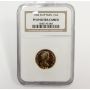 1984 Isle of Man 1/4 oz Angel gold coin NGC PF69 