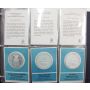 24 x Franklin Mint .925 silver coin-medals 1st edition Proofs 