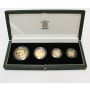 2004 Great Britain gold sovereigns 4-coin set  Cameo Proof