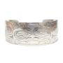 Northwest Coast sterling silver bracelet signed SPLIT EAGLE  