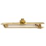 British placer Gold Nugget & Diamond on 1.75 inch 15ct bar pin 