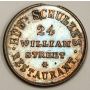 Clipped Error 1863 Civil War EDWARD SCHULZES RESTAURANT 