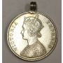 1880 India One Rupee silver coin