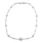 1.51ct Diamonds 18K white gold 16.5 inch Necklace 