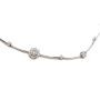 1.51ct Diamonds 18K white gold 16.5 inch Necklace 